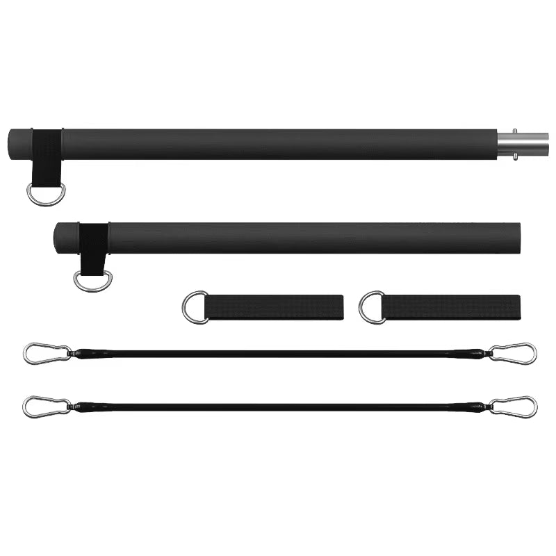 Pilates Kit with Resistance Bands, Multifunctional Yoga Pilates, Portable Home Gym Pilates Resistance Kit Full Body Workouts