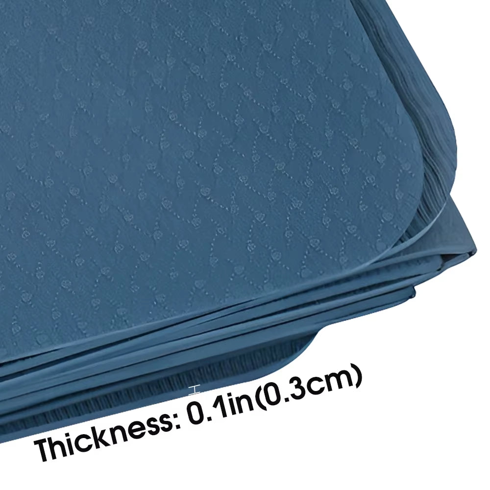 TPE Yoga Mats Yoga Meditation Pad Anti-Slip Foldable Pilates Gymnastics Mat Soft Shock-Absorbing Easy Clean Sports Equipment