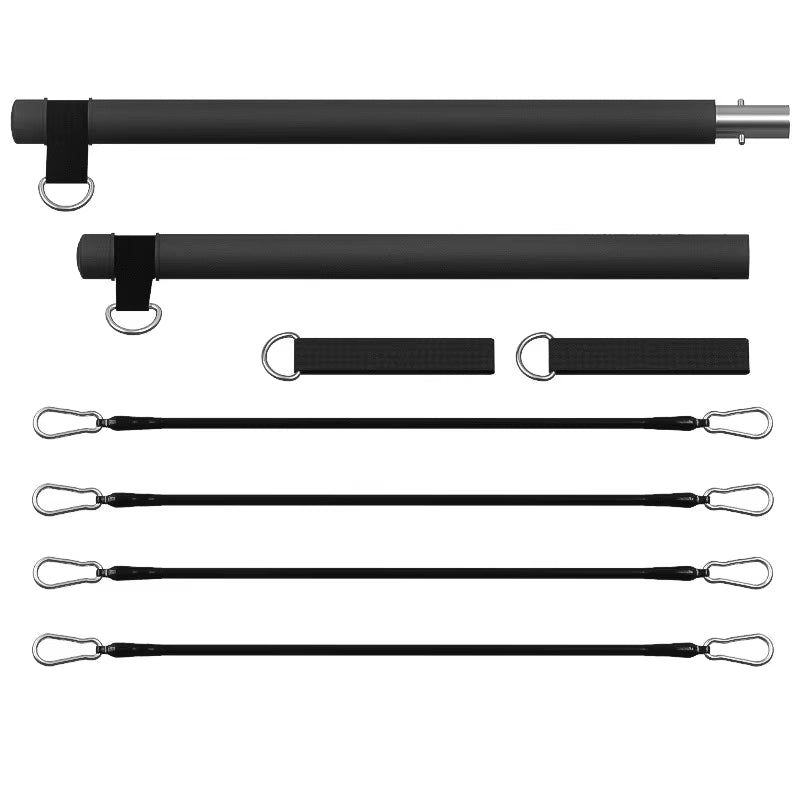 Pilates Kit with Resistance Bands, Multifunctional Yoga Pilates, Portable Home Gym Pilates Resistance Kit Full Body Workouts