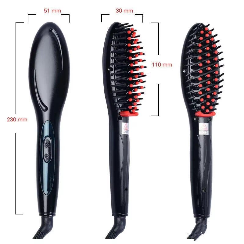 Electric Hair Straightener Brush Hair Care Styling Hair Straightener Comb Auto Massager Straightening Irons Simplyfast Hair Iron