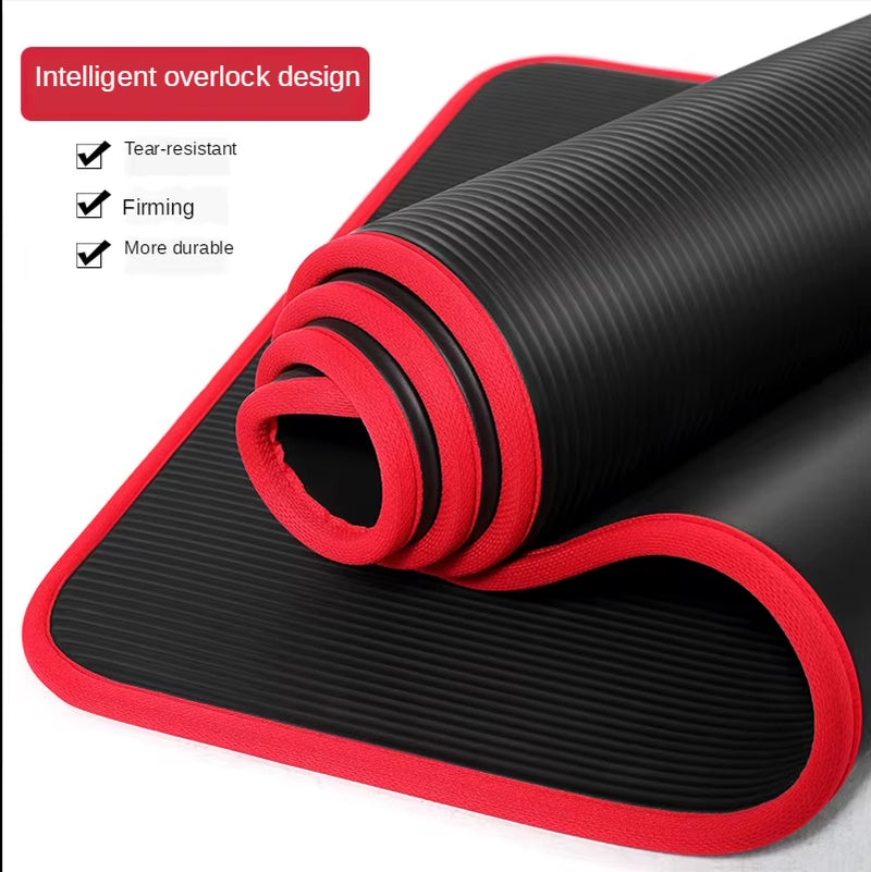 183*61*1Cm Extra Thick Yoga Mat Non-Slip Yoga Mats for Fitness Tasteless Pilates Gym Exercise Pads with Bandages