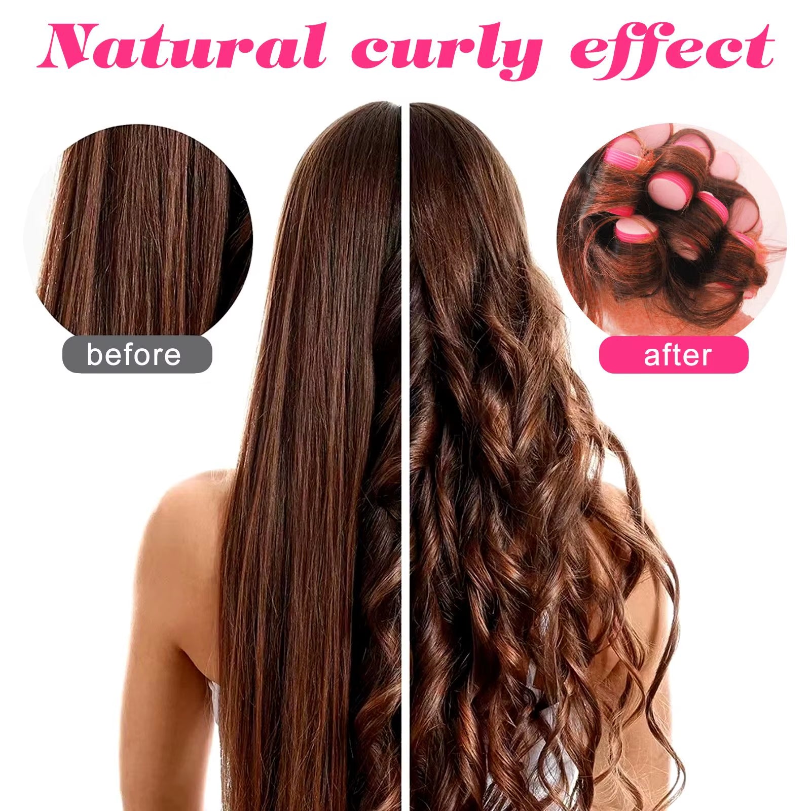 12Pcs Self Grip Hair Curler Sponge Durable Hair Styling Tool Women Hair Curler Hair Sponge Roller Hair Care Styling