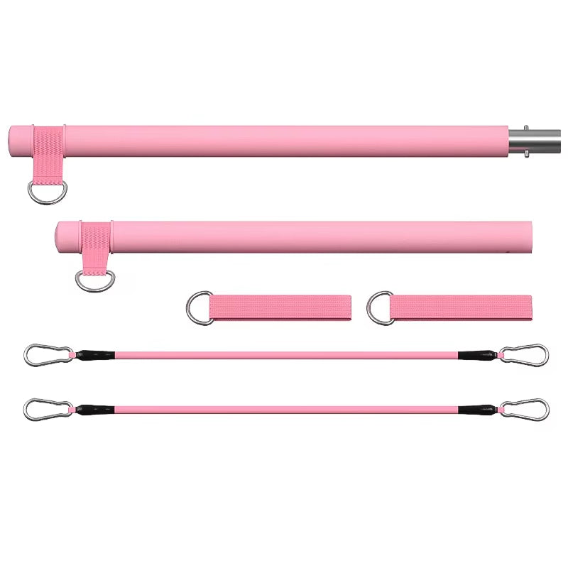 Pilates Kit with Resistance Bands, Multifunctional Yoga Pilates, Portable Home Gym Pilates Resistance Kit Full Body Workouts