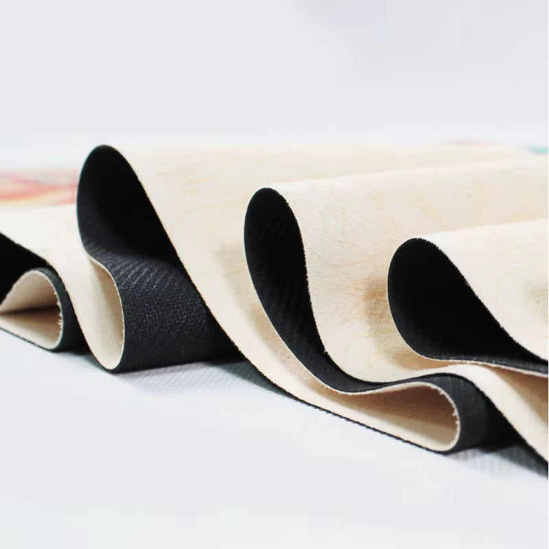 183*68Cm*1Mm Suede Natural Rubber Yoga Mat anti Slip Sweat Absorption Yoga Pad Fitness Gym Sports Exercise Pad Yoga Mats