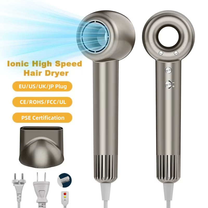 High Speed Hair Dryers Negative Ion Hair Care Quick Dry Professinal Leafless Hair Dryer Personal Styling Salon Appliance