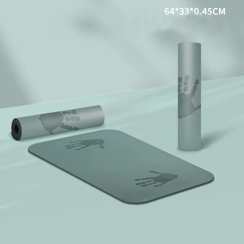 4.5MM Thick PU Yoga Mats Small Anti-Slip Sport Fitness Mat for Exercise Yoga and Pilates Gymnastics Mat Fitness Equipment