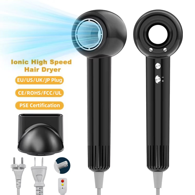 High Speed Hair Dryers Negative Ion Hair Care Quick Dry Professinal Leafless Hair Dryer Personal Styling Salon Appliance