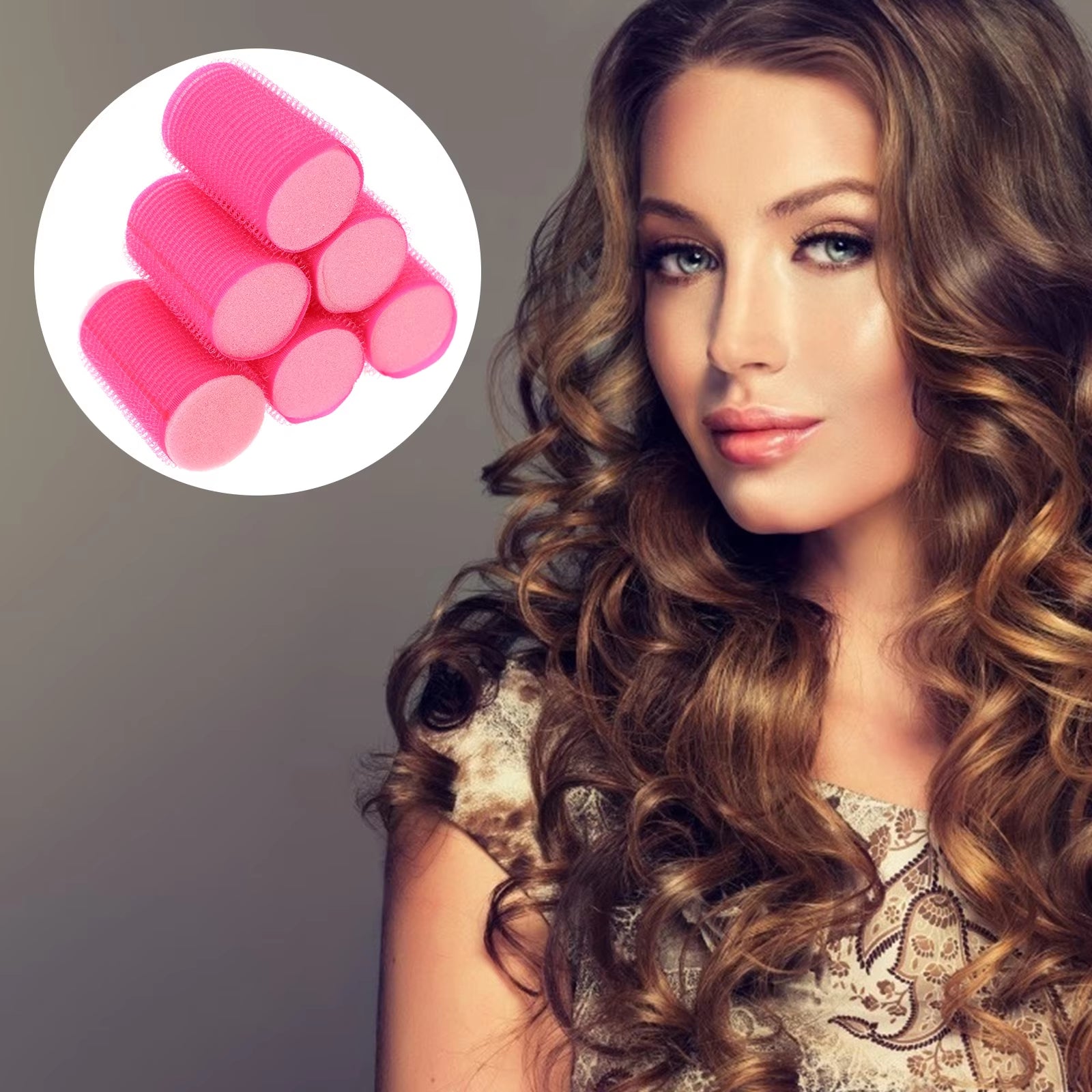 12Pcs Self Grip Hair Curler Sponge Durable Hair Styling Tool Women Hair Curler Hair Sponge Roller Hair Care Styling