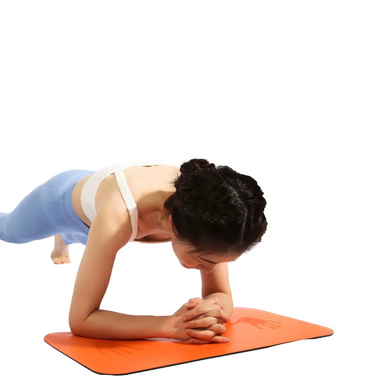 4.5MM Thick PU Yoga Mats Small Anti-Slip Sport Fitness Mat for Exercise Yoga and Pilates Gymnastics Mat Fitness Equipment