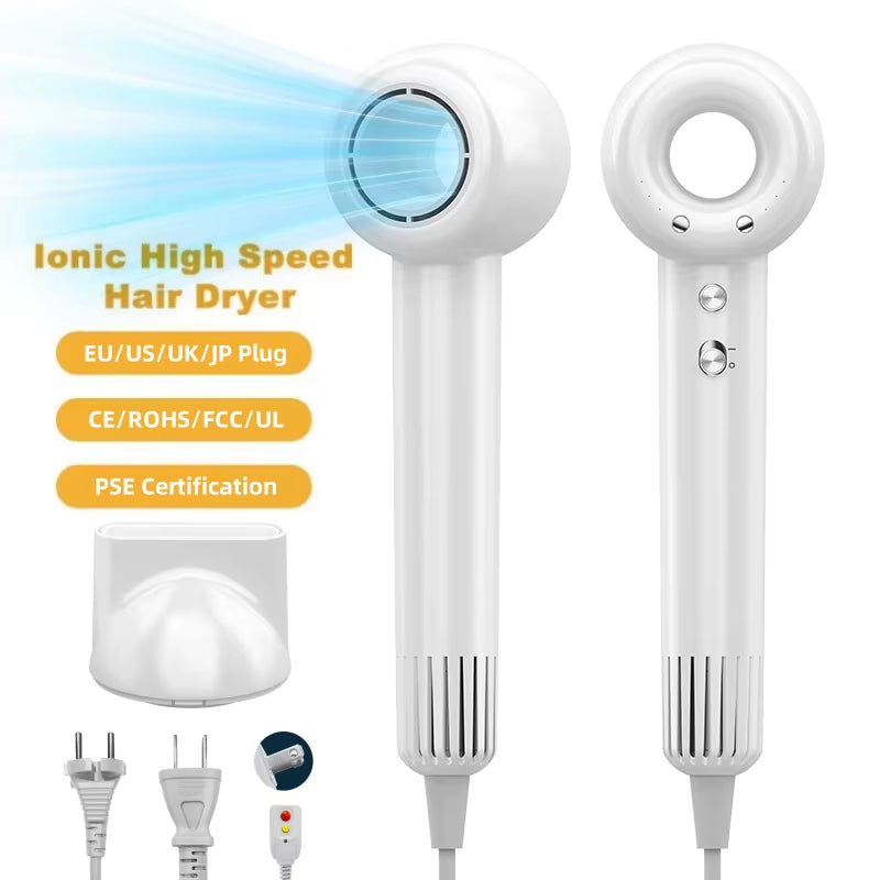 High Speed Hair Dryers Negative Ion Hair Care Quick Dry Professinal Leafless Hair Dryer Personal Styling Salon Appliance