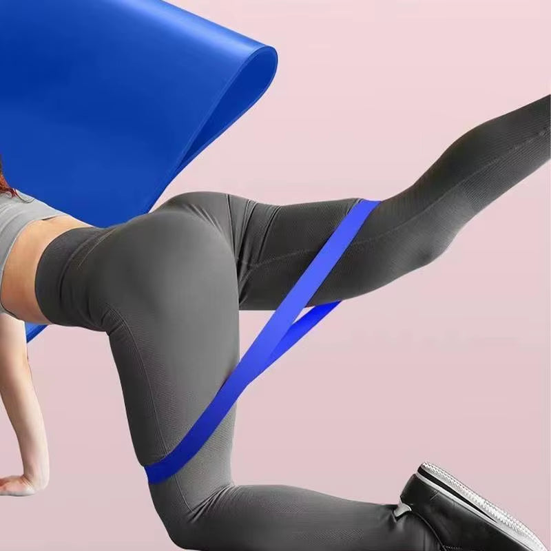 Resistance Bands 5X Elastic Workout Bands Professional Indoor Fitness Pilates Accessory for Leg Thigh Buttocks Arm Women Men