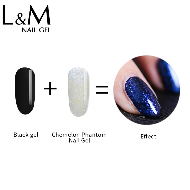 ibdgel Gel Nail Polish Phantom Chameleon Hybrid Varnishes Set Manicure Decoration Base Top For Nails UV LED Lamp Art Lacquer