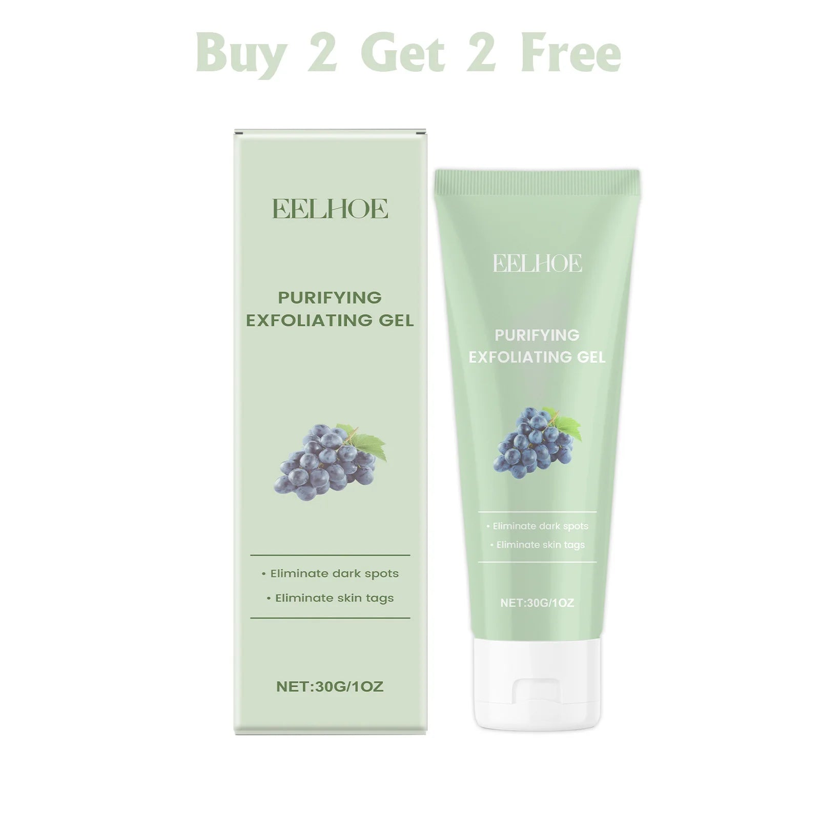 Facial Exfoliating Gel Skin Care Deep Cleaning Face Scrub Skincare Product Hyaluronic Acid Repair Facial Moisturizing Face Gel