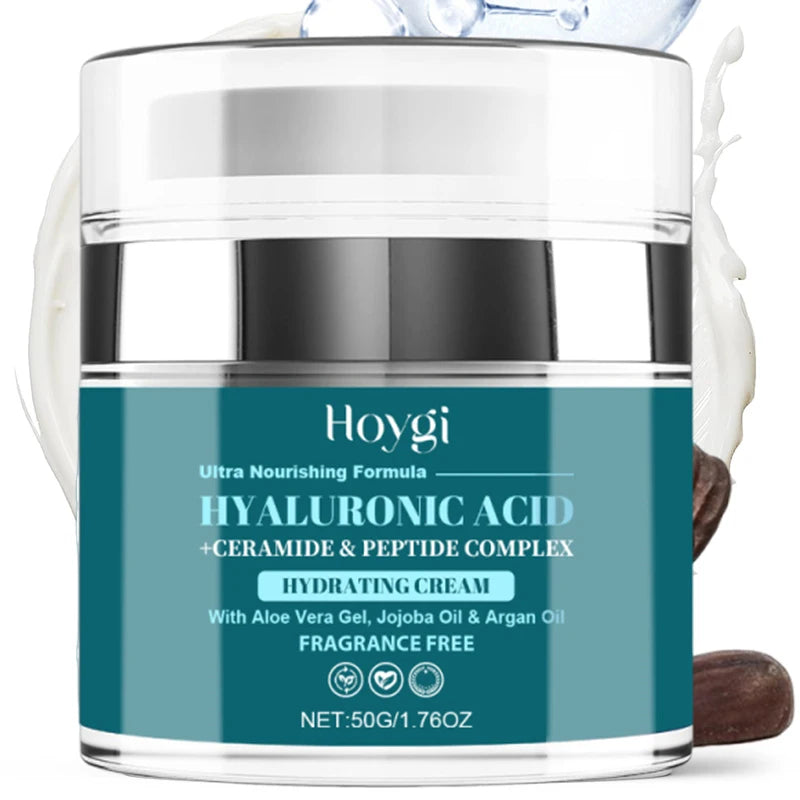 New Hyaluronic Acid Cream Ceramide Promotes Skin Elasticity Luster Nourishing Nourishing Locking Moisture Improve Skin Texture
