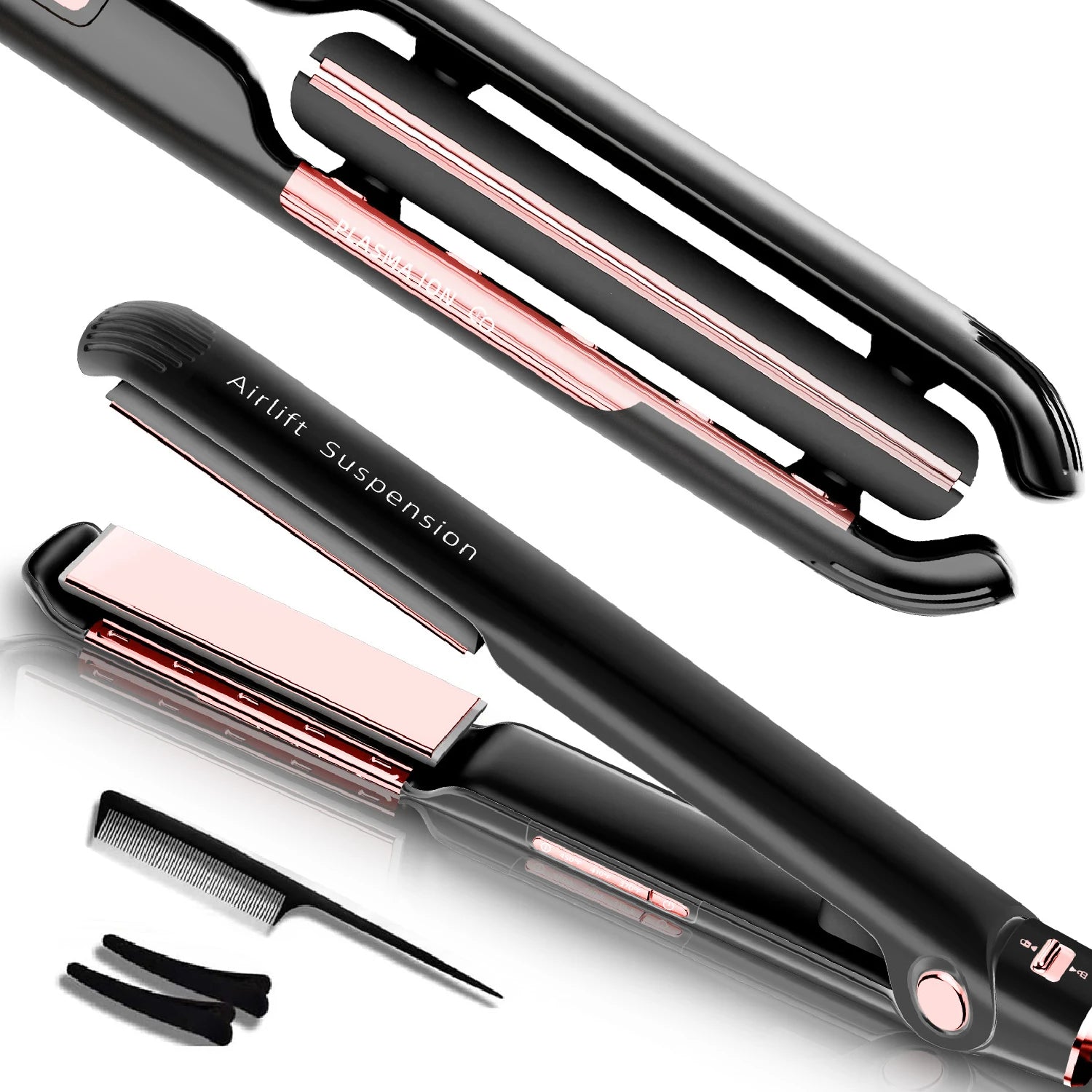 Hair Straighteners Air Suspended Plates for Hair Care