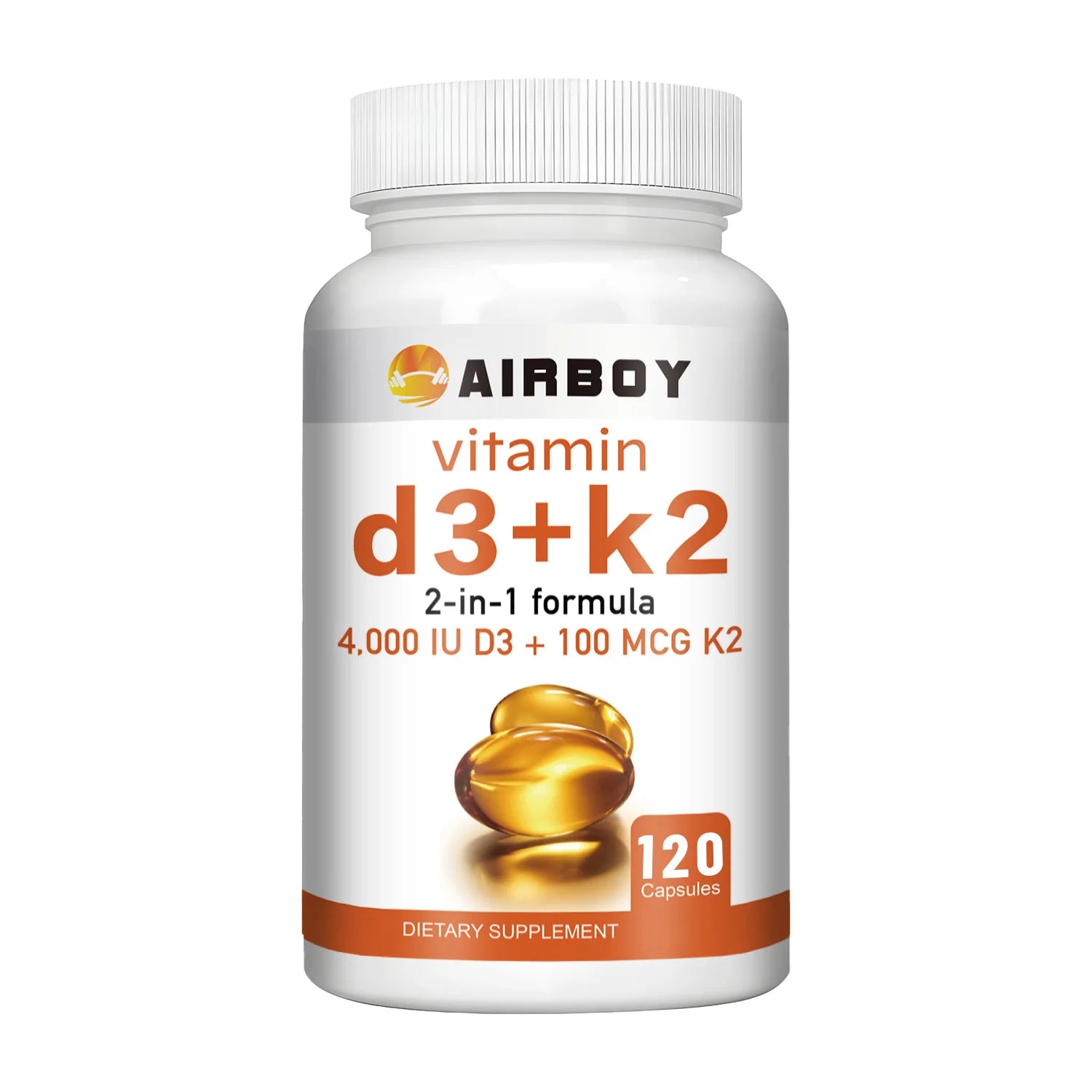 Vitamin D3 + K2 - Help Regulate Calcium Metabolism Promote Bone Teeth and Skin