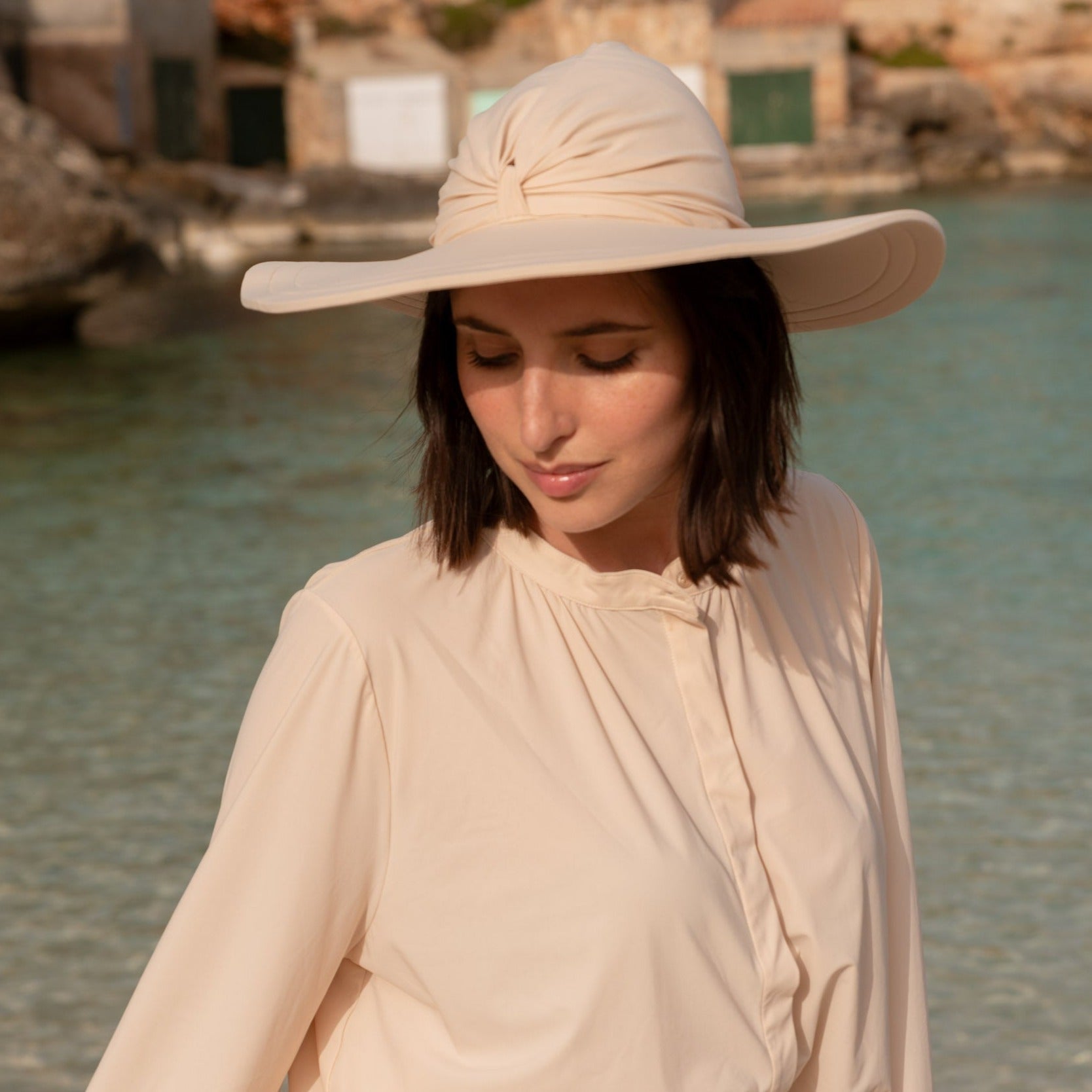 Bahamas UV Sun Hat Nude-2