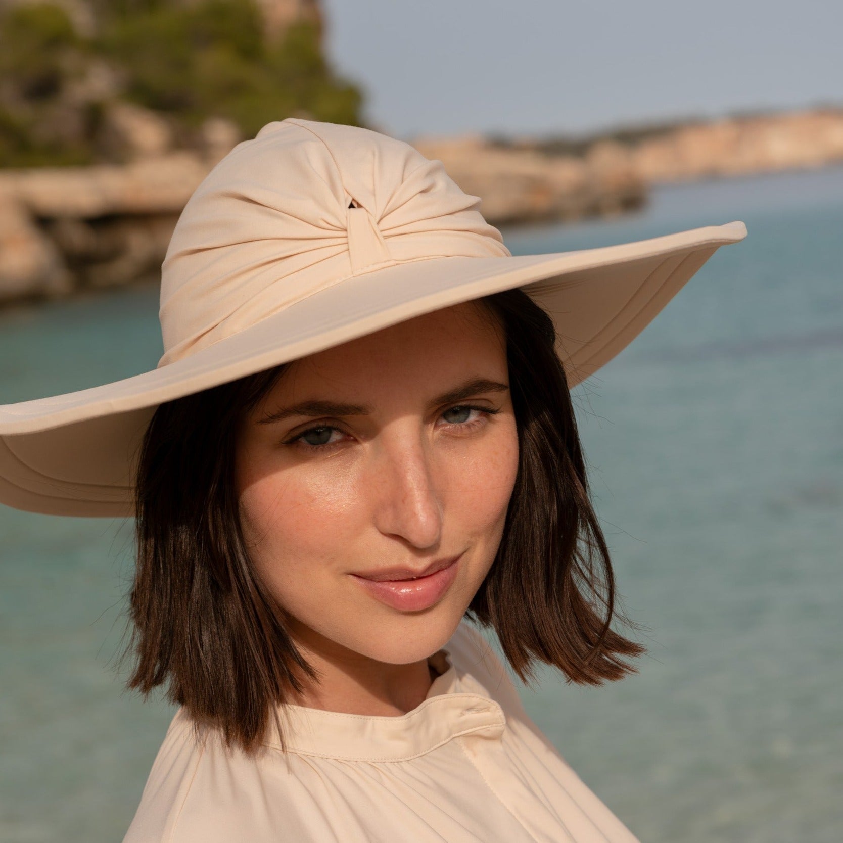 Bahamas UV Sun Hat Nude-1