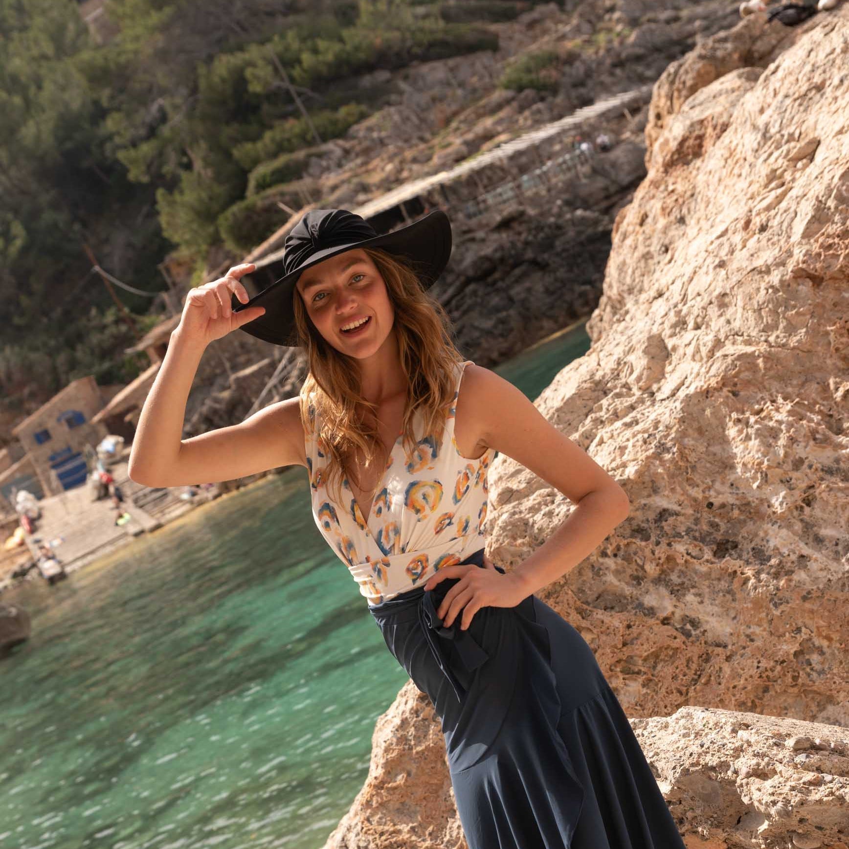Bahamas UV Sun Hat Black-2