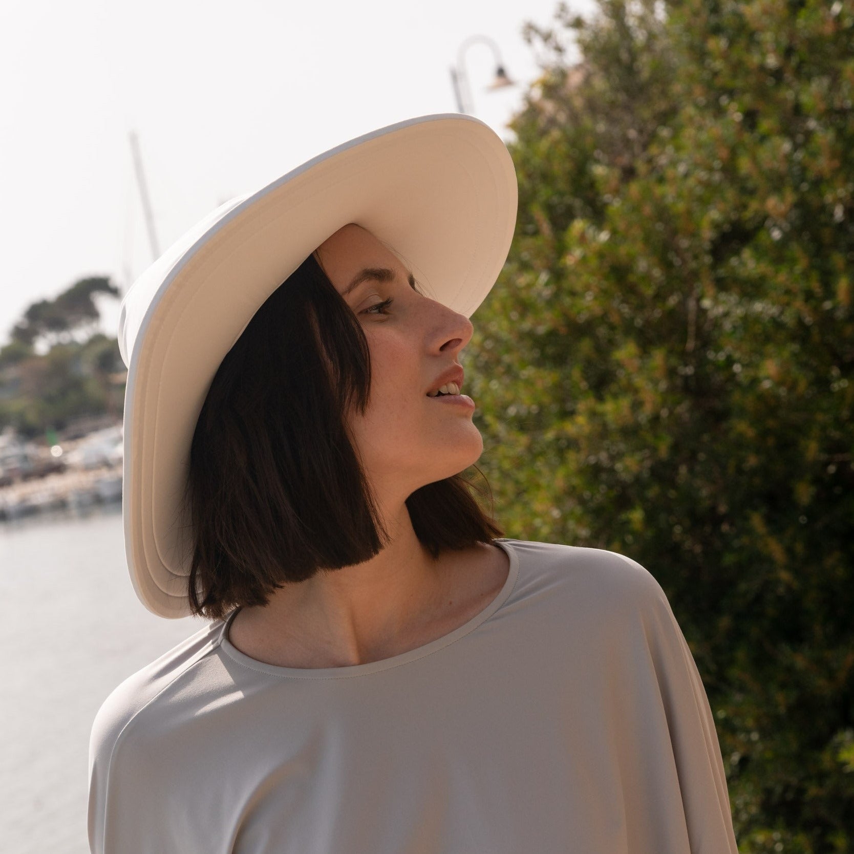 Bahamas UV Sun Hat White-1