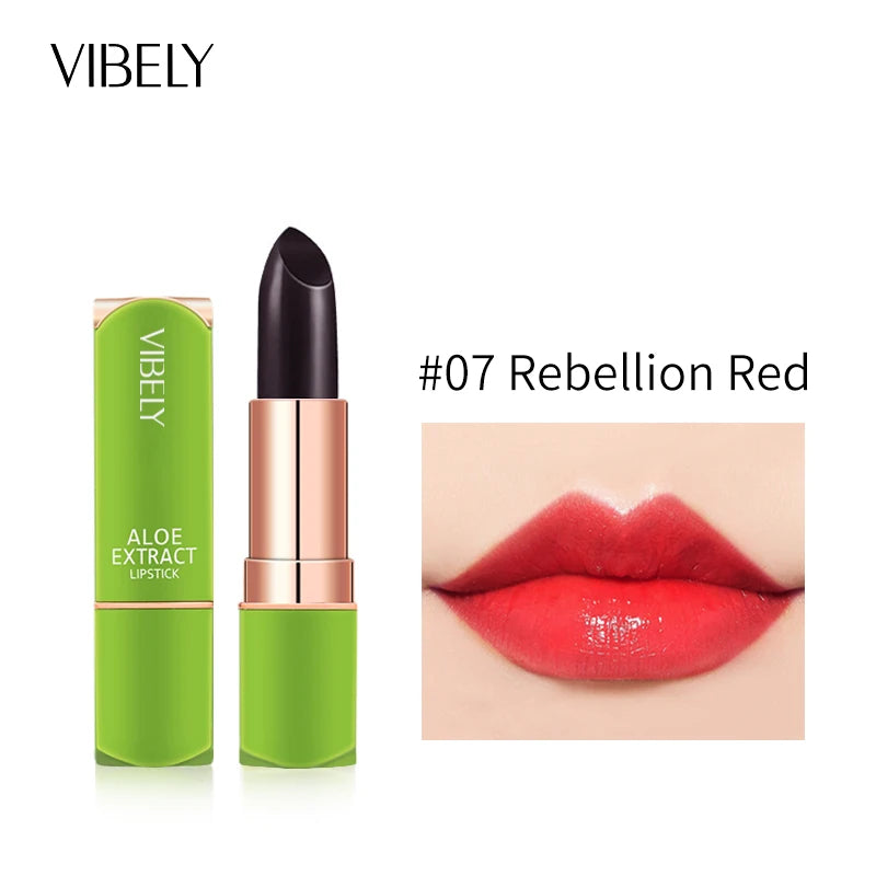 VIBELY Natural Mood Color Changing Lipstick Aloe Vera Moisturizing Jelly Lip Balm Long Lasting Makeup For Women Beauty Cosmetics