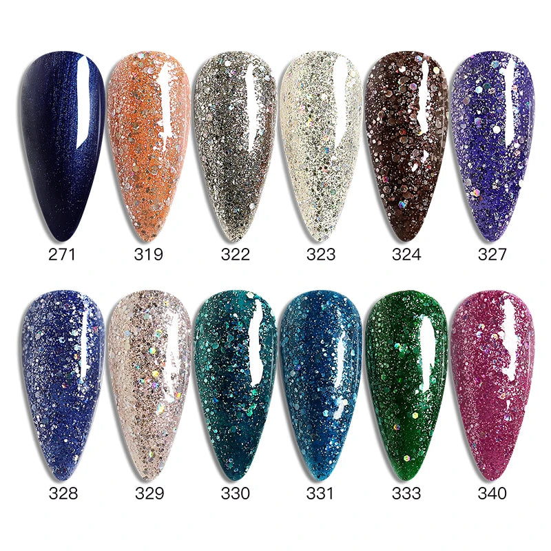 Ibdgel 12 Colors 15ML Nail Gel Polish Nail Accessories Semi-permanent Varnish Nail Art Nail Soak Off LED UV Gel Nail Venalisa