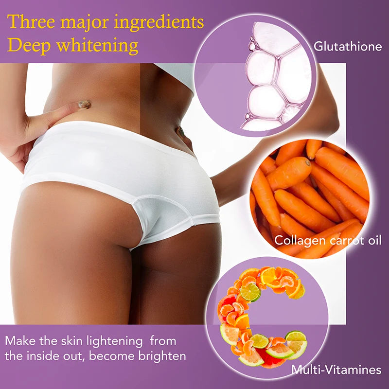 AILKE Whitening And Moisturizing Body Lotion, For Dark And Black Skin ,With Collagen Cleaning Skin, Pump Huge Bottle