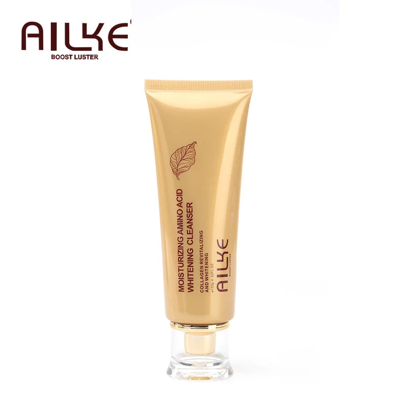 AILKE Rose Facial Cleanser Moisturizing Whitening Face Wash skin care cleaning cleaner scrub Organic Female foam treatments