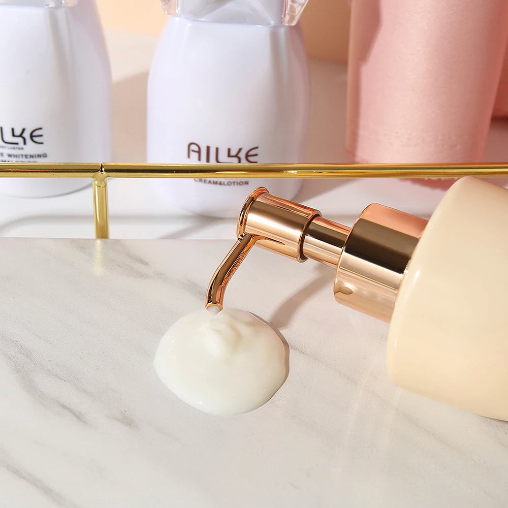 AILKE Moisturizing Whitening Body Lotion Black Spot Corrector With Nicotinamide Arbutin Anti-Wrinkle Brightening Skin Care Cream