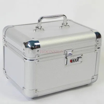 Medium Single Lock Double Mirror Cosmetic Case Storage Box Tattoo Nail Art Foot Sauna Sauna Kit With Makeup Suitcase Sale