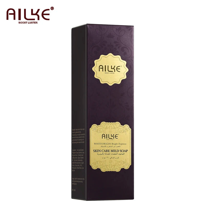 AILKE Facial Wash Cleanser Foams Kojic Acid Anti-aging Wrinkles Moisturizing Whitening Skin Face Care Cleaning Cleaner Scrubs