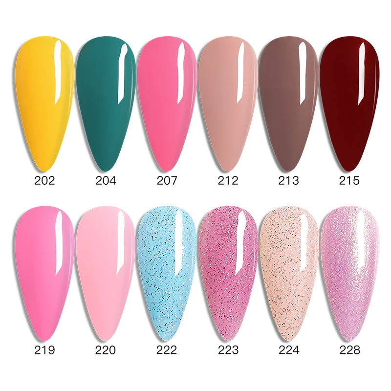 Ibdgel 12 Colors 15ML Nail Gel Polish Nail Accessories Semi-permanent Varnish Nail Art Nail Soak Off LED UV Gel Nail Venalisa