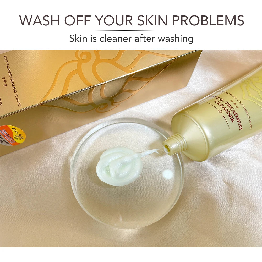 AILKE Whitening Remove Black Spots Facial Cleanser Refreshing Foaming Oil Control Non-irritating With Amino Acid Women Face Care