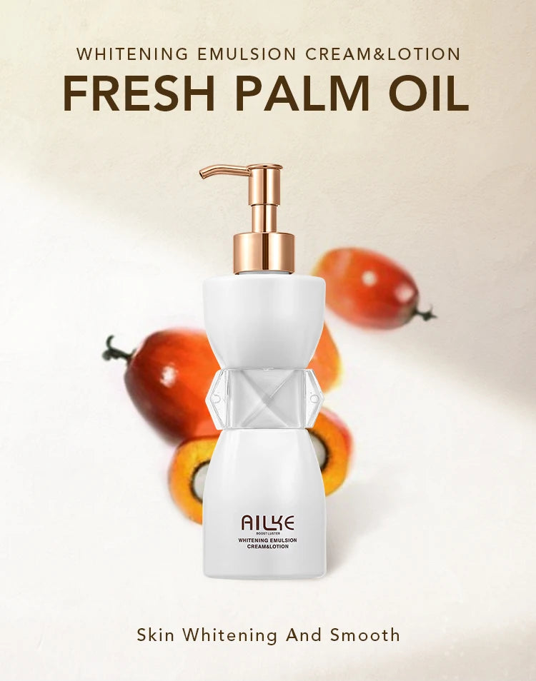 AILKE Moisturizing Whitening Body Lotion Black Spot Corrector With Nicotinamide Arbutin Anti-Wrinkle Brightening Skin Care Cream