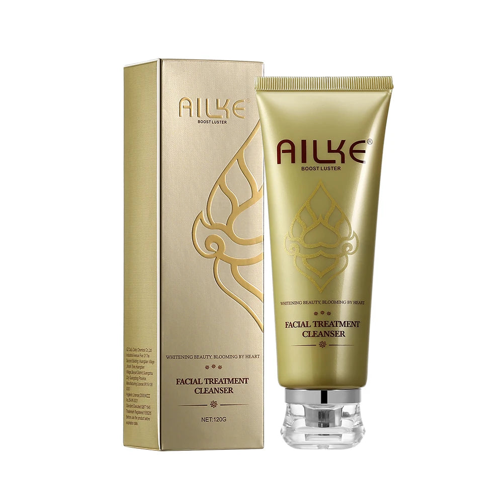 AILKE Whitening Remove Black Spots Facial Cleanser Refreshing Foaming Oil Control Non-irritating With Amino Acid Women Face Care