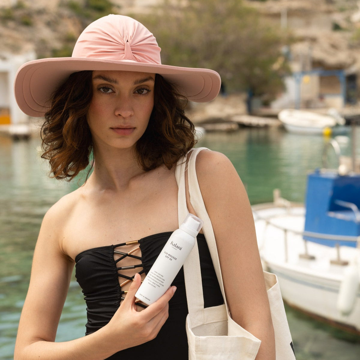 Bahamas UV Sun Hat Rose-1
