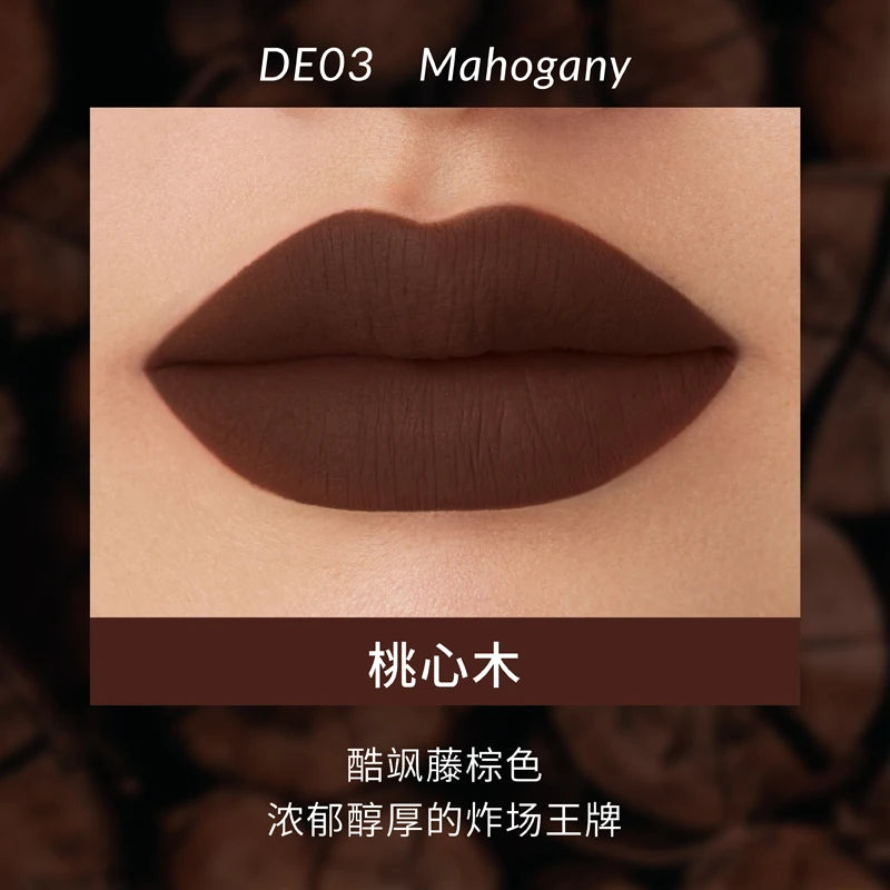 Kaleidos Lipstick Lip Cream Matte Velvet Nude Colours Lip Mud Waterproof Lip Gloss Long Lasting Lip Stain