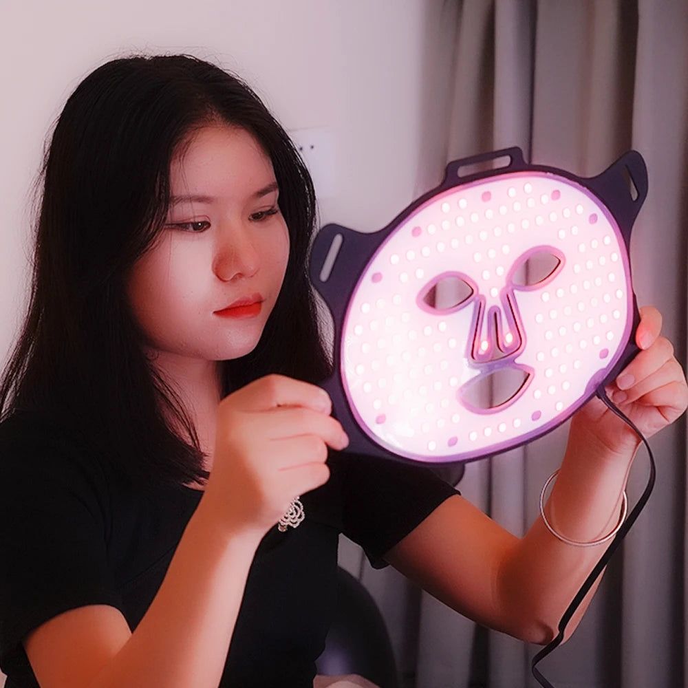LED Light Therapy Mask Near Infrared and Red Light Therapy