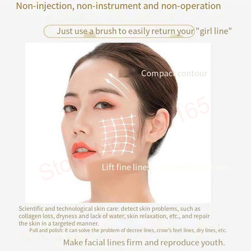 Korean Collagen Hyaluronic Acid Face Mask Repair Firming Lifting Improve Fine Lines Brighten Moisturiz Peptide Essence Skin Care