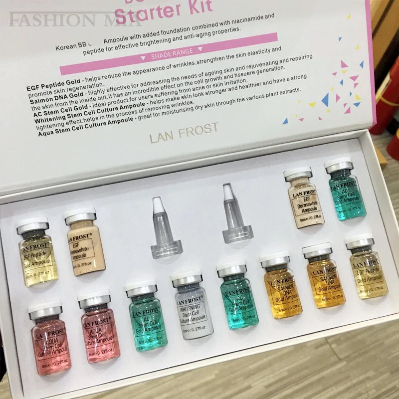 Face BB Cream Glow Essence Kit Antioxidant Niacinamide Foundation Cream Moisturiser Sunscreen Rejuvenation Skin Care