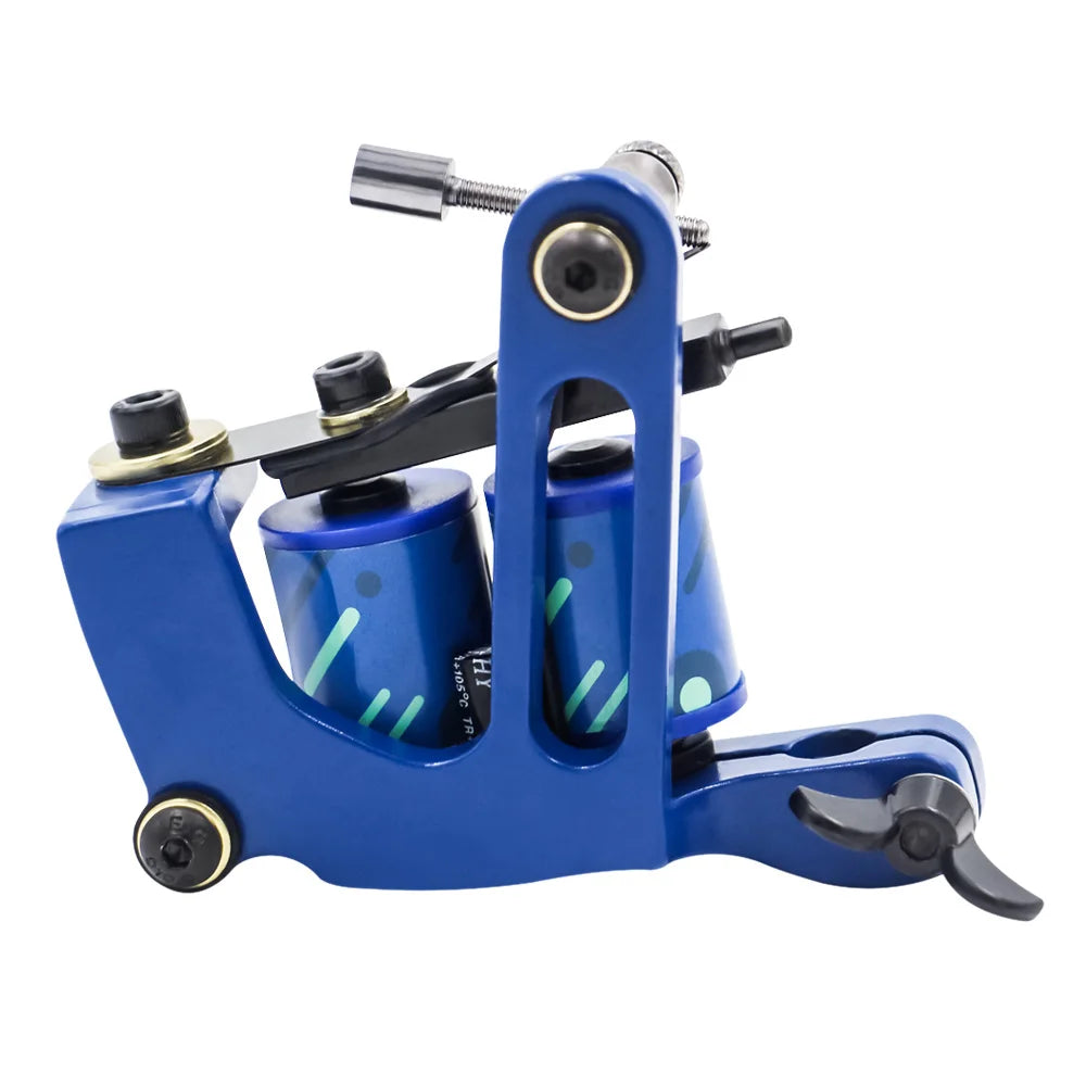 Complete Coil Tattoo Machine Kit With Tattoo Power Supply Tattoo Machine Gun Set for Tattoo Beginner Set Permanent Makeup Tools