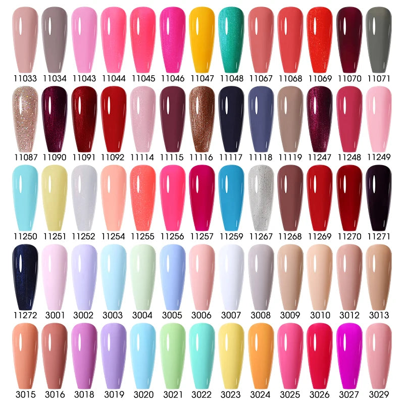 Arte Clavo 10/12/20pcs Gel Nail Polish Set 116 Colors Manicure Semi Permanent Soak Off UV  LED Design Nail Art Gel Varnish Kit