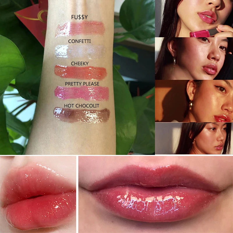 Christmas Makeup Gift Set High-Shine Lip Gloss Bomb Collection