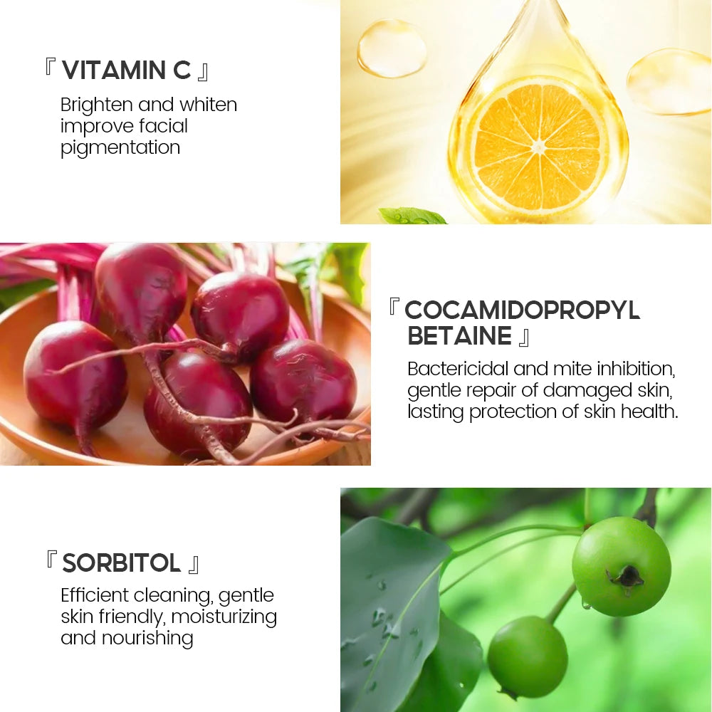 VIBRANT GLAMOUR VC Handmade Soap Cleansing Control Oil Whitening Yellowing Nourishing Repairing Moisturizing Skin Care