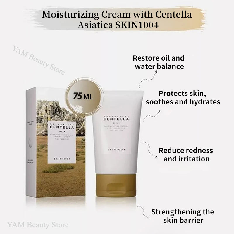 Korean Centella Skin1004 Ampoule Face Serum Moisturizing Whitening Cream and Gentle Cleaning Oil Skincare Original Products Set