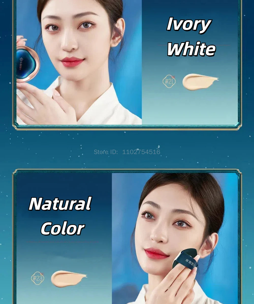 Chinese Style Makeup Set Gift Box Air Cushion BB Cream Oil Control Concealer Moisturizing Lasting Liquid Foundation Cosmetics