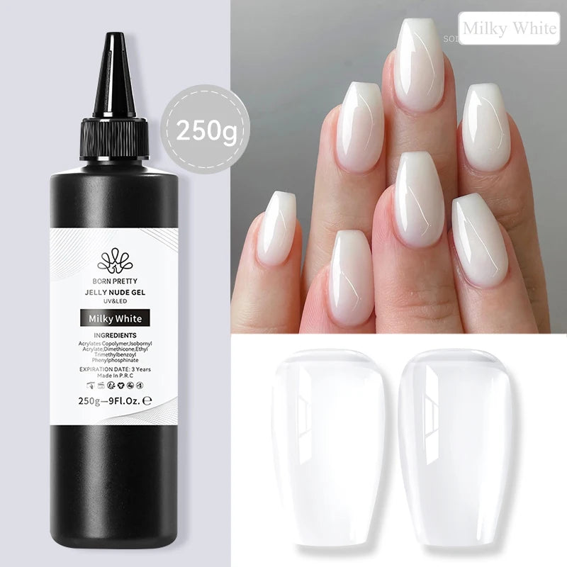 BORN PRETT 250g Nail Prep Dehydrator Quick Air Drying Nail-Primers Gel Nail Polish Base Top Gel Nail Art Vanish Reinforcement Ge