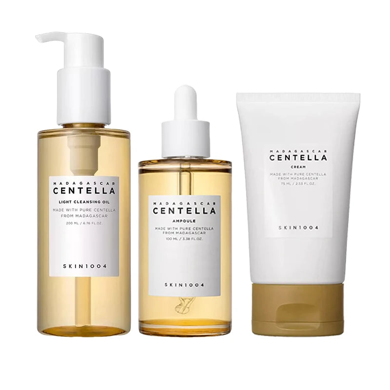 Korean Centella Skin1004 Ampoule Face Serum Moisturizing Whitening Cream and Gentle Cleaning Oil Skincare Original Products Set