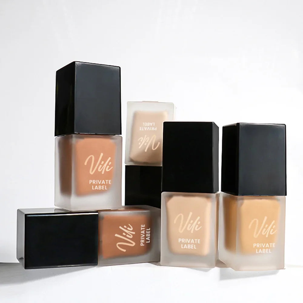 Private Label Liquid Foundation Custom Bulk 15ML Naturally Long-lasting