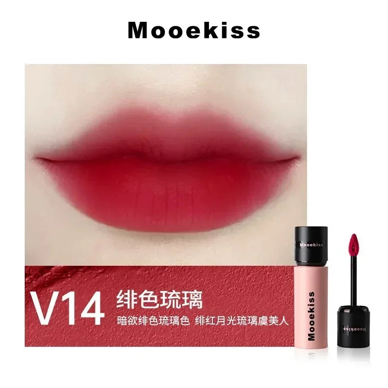 MOOEKISS Liquid Lipstick Lip Glaze Lip Gloss Matte Waterproof Long-Lasting Pretty Makeup Rare Beauty Cosmetic For Female Product